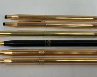 Cross Pen and Pencil Sets 14K GF, Cross 12K GF