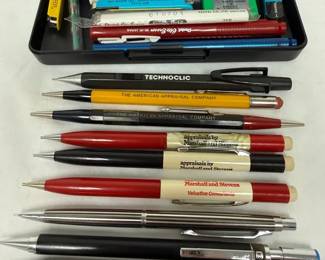 Mechanical Pencils And Extra Erasers