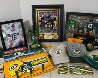  005 Vintage Green Bay Packers MemorabiliaBart Starr Signed Photo and Collectables  Aaron Rodgers