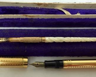 Antique Fountain Pen and Edison Fountain Pen