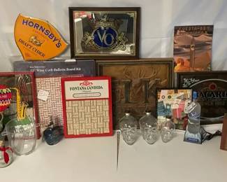 Barware Collection  Bacardi Mirrors, Wall Art, Liquor Bottles,  More