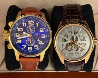 INVICTA Chronograph Lefty, Kenneth Cole Automatic Skeleton Watch