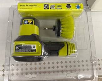 RYOBI USB Lithium Compact Scrubber Kit