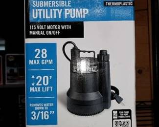 Everbilt 1/6 HP Plastic Submersible Utility Pump