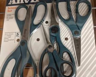5PC SCISSORS SET