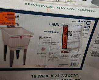 Co-Polypure Floor Mount Laundry Tub