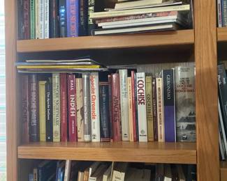 Three Shelves Of Western And Native American Books