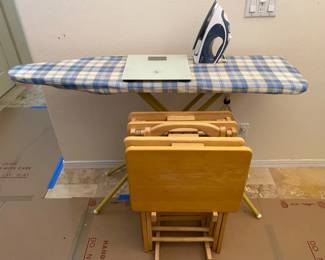 Ironing Board, Iron, Tables, Scale