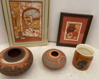 Artful Native American American Pottery