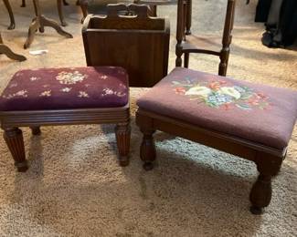 Footstools, BookMagazine Stand And Table