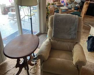 Chair Table And Lamp