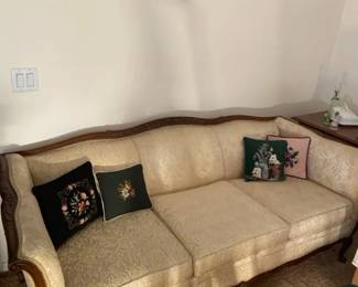 Vintage Sofa And Wall Art
