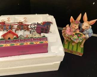 A Jim Shore Twas The Night Before Christmas And Happy Together Easter