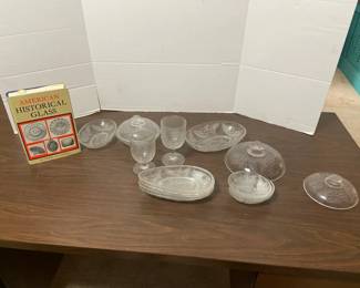 Vintage Pattern Glass And Learning Lot