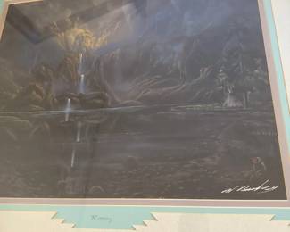 Framed Artwork By Artist Rod Bearcloud Berry