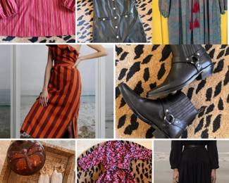 Orange Modern Beautiful Sunset Photo Collage