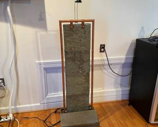 R32 - $50. Copper & Slate Water Fountain. 