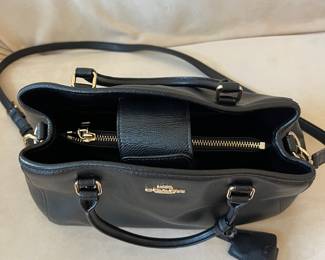 R45 - $100. Coach Margot Carry All Satchel. Measures 14" wide x 5.5" deep x 8.5" tall. 