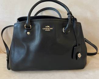 R45 - $100. Coach Margot Carry All Satchel. Measures 14" wide x 5.5" deep x 8.5" tall. 