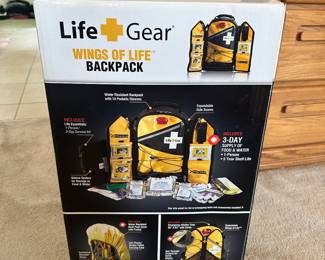 R78 - $40. Life Gear Prepare for Life "Wings of Life" Backpack. 