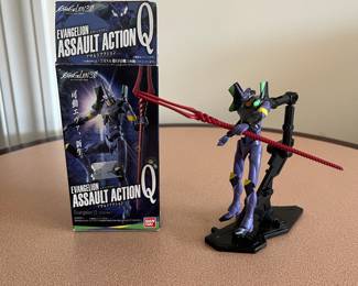 R34 - $45. Evangelion 13 Assault Action Q. 2 Arms by Ban Dai. Complete with extra hands. 