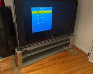 R90 - FREE. YOU MUST MOVE off the 3rd story. It's free if you can move it. Sony LCD Projection TV. 2005 Model. Model # KDF-E60A20. 