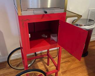 R26 - $40. Electric Popcorn Maker Cart. 