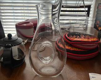 R66 - $20. Wine decanter from Poland. 