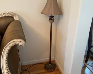 R25 - $25. Floor Lamp. Measures 61" tall. 