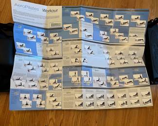 R84 - $200. Aero Pilates Reformer Plus Machine. Foldable home Pilates machine. 