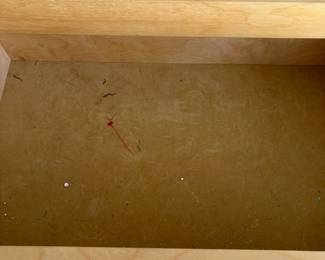 R8 - $100. Cindy Crawford Dresser with Mirror. All drawers slide. Top has significant scratches. Measures 64" wide x 17.75" deep x 39.5" tall. Mirror is 48" wide x 40" tall. 