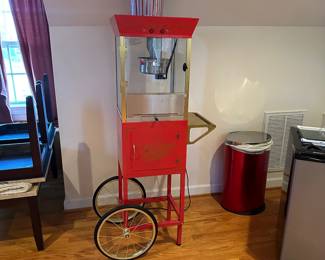 R26 - $40. Electric Popcorn Maker Cart. 