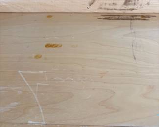 R7 - $150. Cindy Crawford Home King Canopy Bed. Measures 80.25" wide x 87.25" deep x 85.5" tall. Has sticker residue on the headboard. Mattress is included if you want it! Located on the 2nd story. 