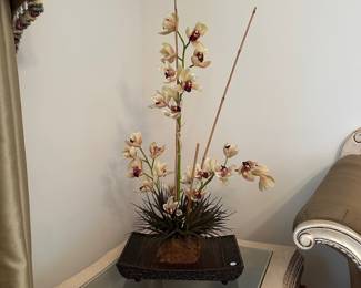 R24 - $15. Artificial Orchid Display. 