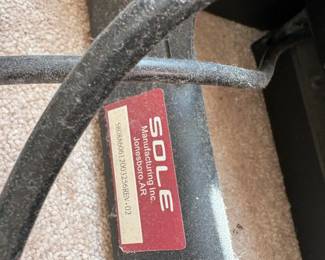 R98 - $150. Reliable Sole F80 treadmill. Has a clear console with incline and speed controls. Pulse grip feature for heart rate monitoring. Message board provides helpful info during workouts.  Has some wear and flaws, see photos. Please bring help to move!