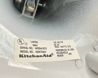 R65 - $60 AS IS.  Kitchen-Aid Classic Stand Mixer. Motor makes a noise in the lower speeds but sounds ok going faster. Still useable but may need to be serviced in the future. 