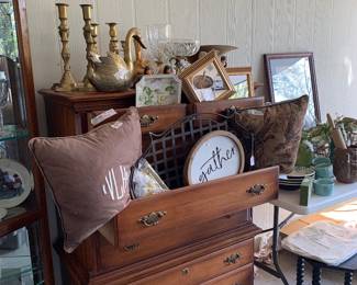 Hard rock maple chest of drawers