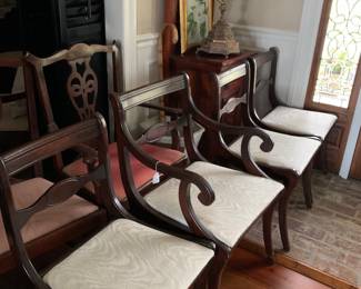 Set 4 Duncan Phife chairs