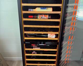 155 bottle dual zone wine fridge