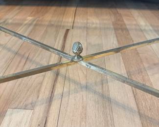 Vintage brass modular coffee table