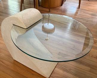 Vintage round side table 