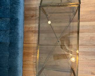 Vintage brass modular coffee table