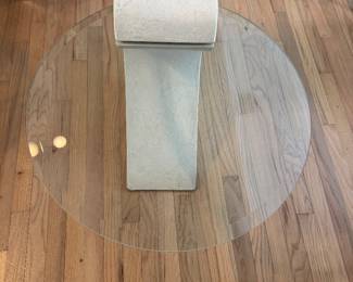 vintage round side table