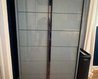 Blue lacquer dresser 