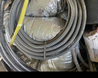 Various wiring, conduits.  A lot of electrical (dad was an electrician). 