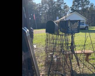 Farm, home, yard, items. 