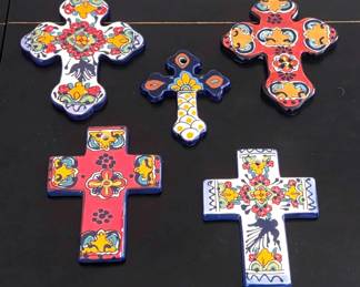 Small Southwest Ceramic Crosses