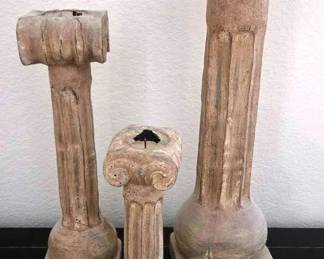 Grecian Style Candle Holders