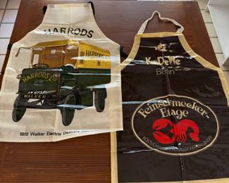 2 Vintage Childs Aprons
