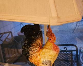 Rooster lamp